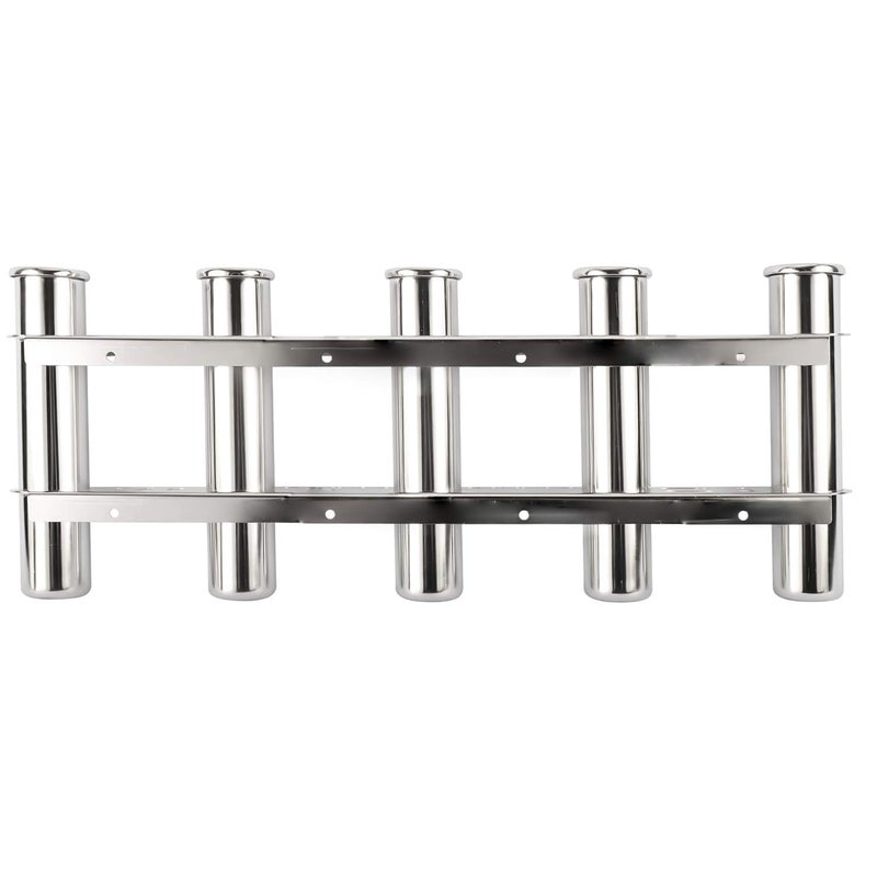 NovelBee 316 Stainless Steel 5 Tubes Fishing Rod Holder for Boat Marine Kayak Yacht - Image 4